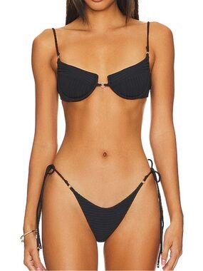 Indah black natalie bikini top vida bottom